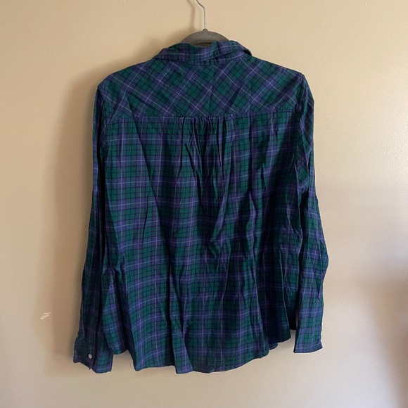 EUC Aerie plaid flannel button down- large - Picture 3 of 3